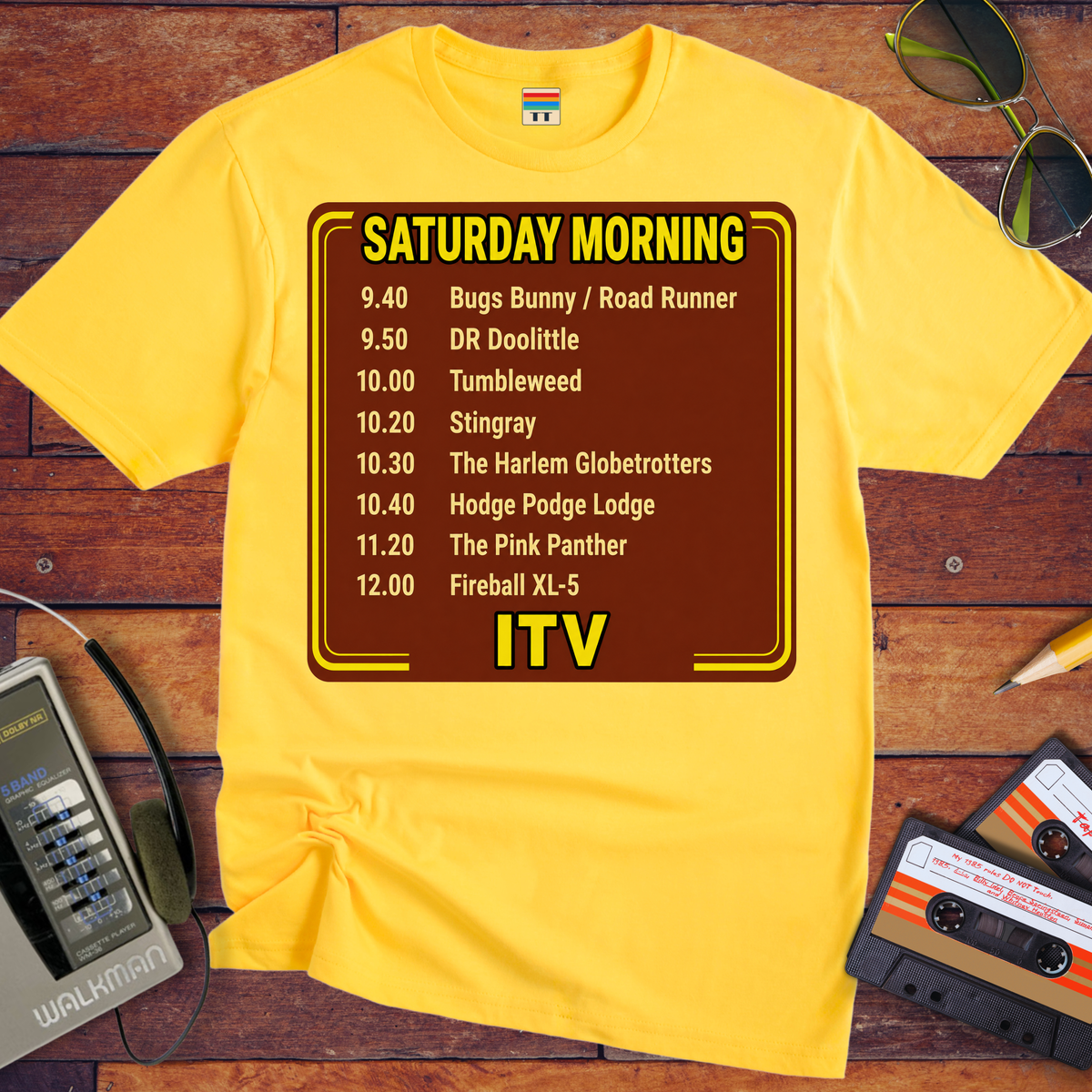'Saturday Morning ITV' Funny T-Shirts