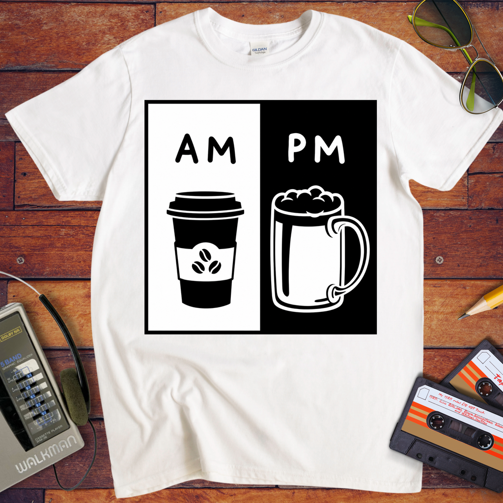 'AM PM' Funny T-Shirts