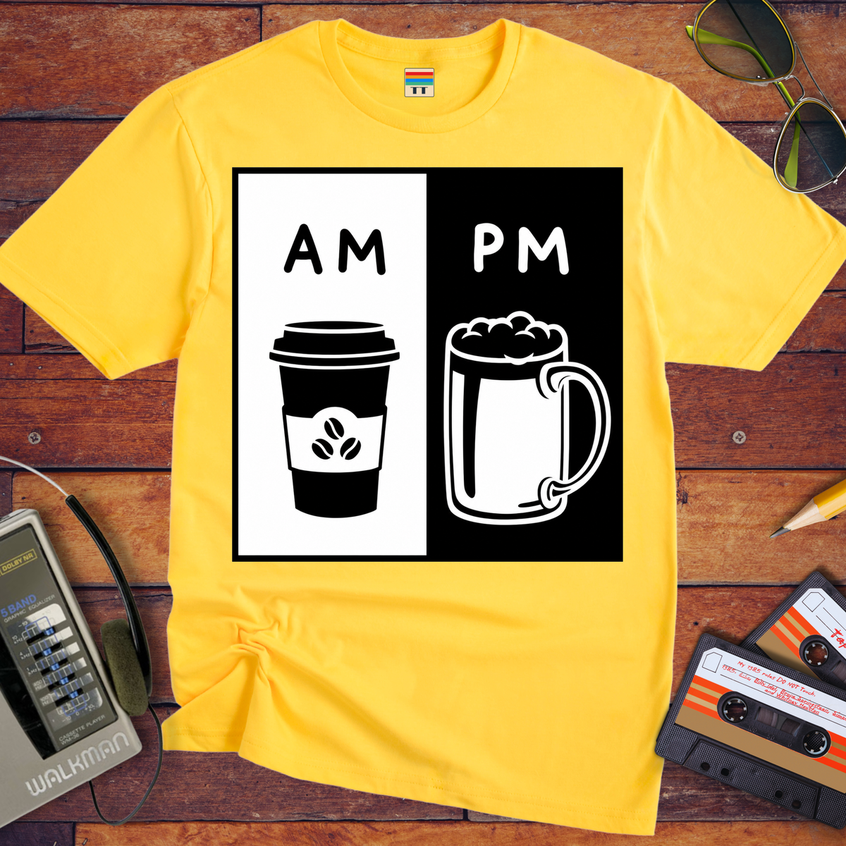 'AM PM' Funny T-Shirts