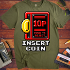 'Insert Coin' Funny T-Shirts