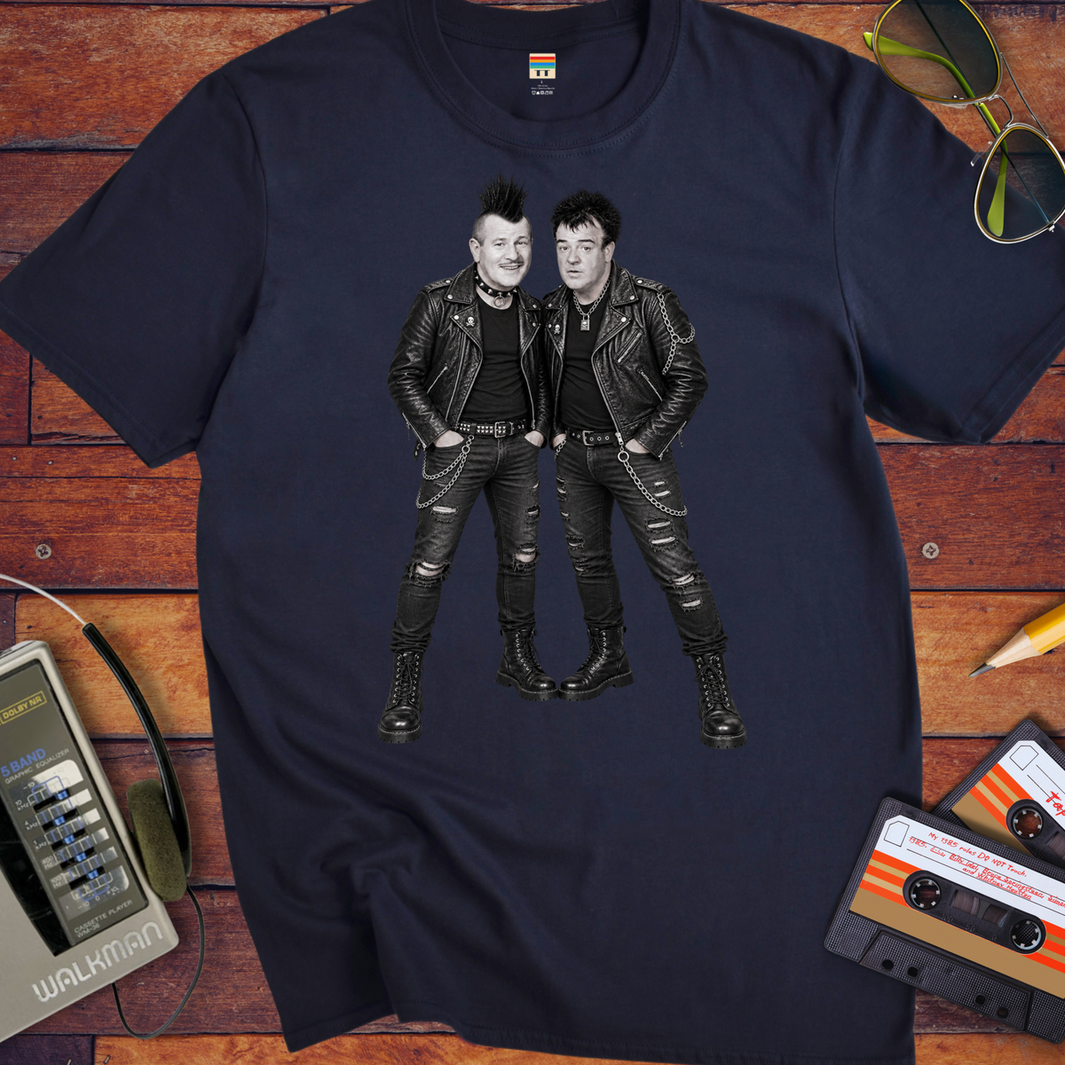 'Abbott & Costello old-school punks' Funny T-Shirts