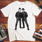 'Abbott & Costello old-school punks' Funny T-Shirts