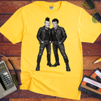 'Abbott & Costello old-school punks' Funny T-Shirts