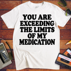 'You Are Exceeding The Limits' Funny T-Shirts
