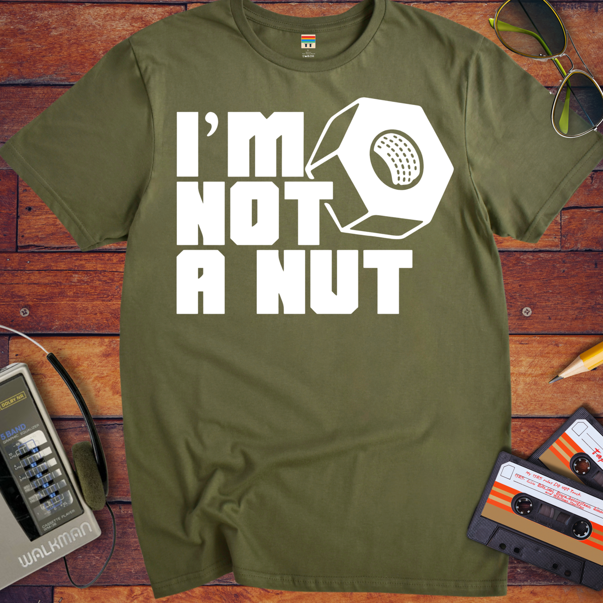 'I'M Not a Nut' Funny T-Shirts