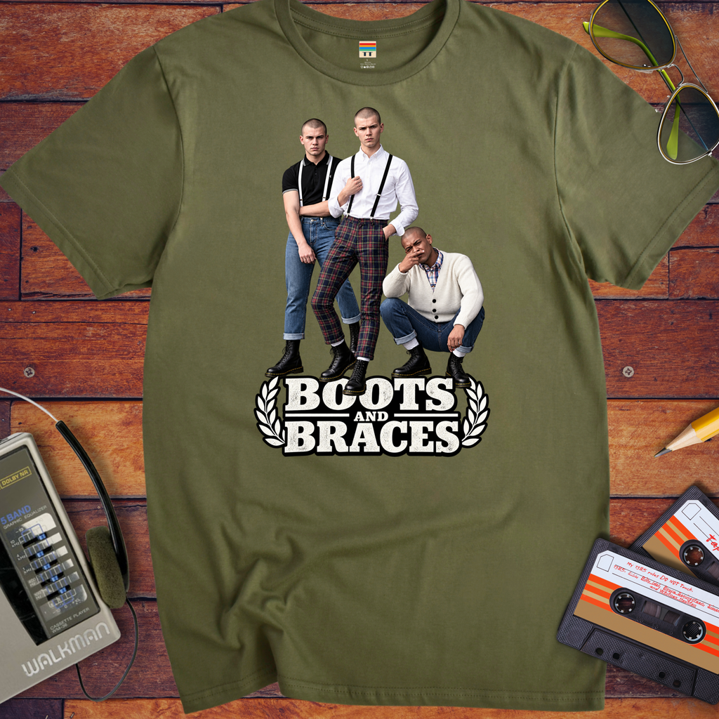 'Boots and Braces' Funny T-Shirts