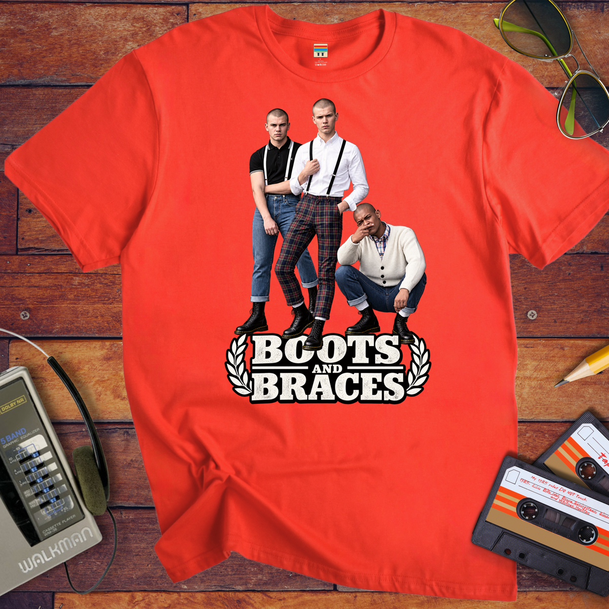 'Boots and Braces' Funny T-Shirts