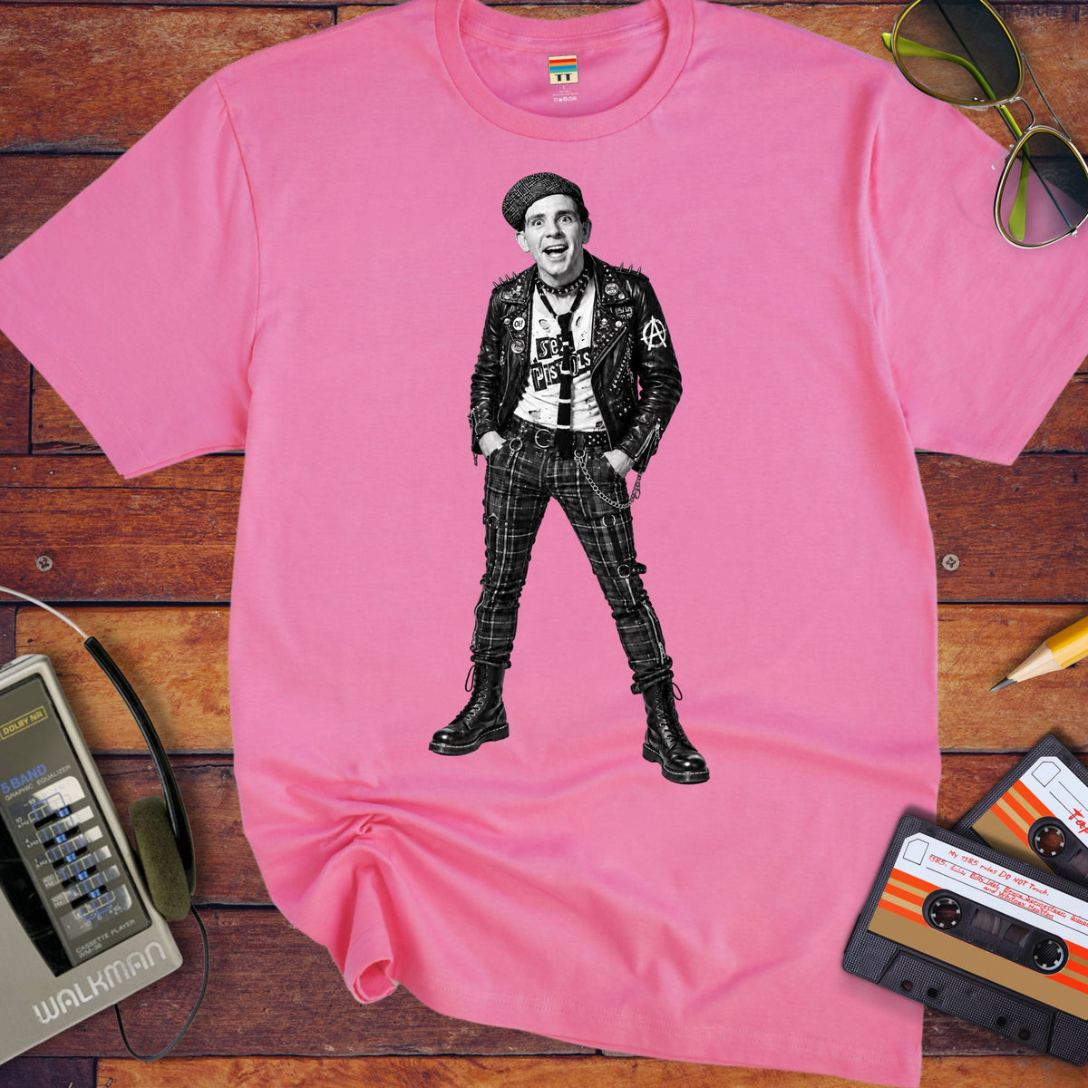 'Norman Wisdom Punk' Funny T-Shirts