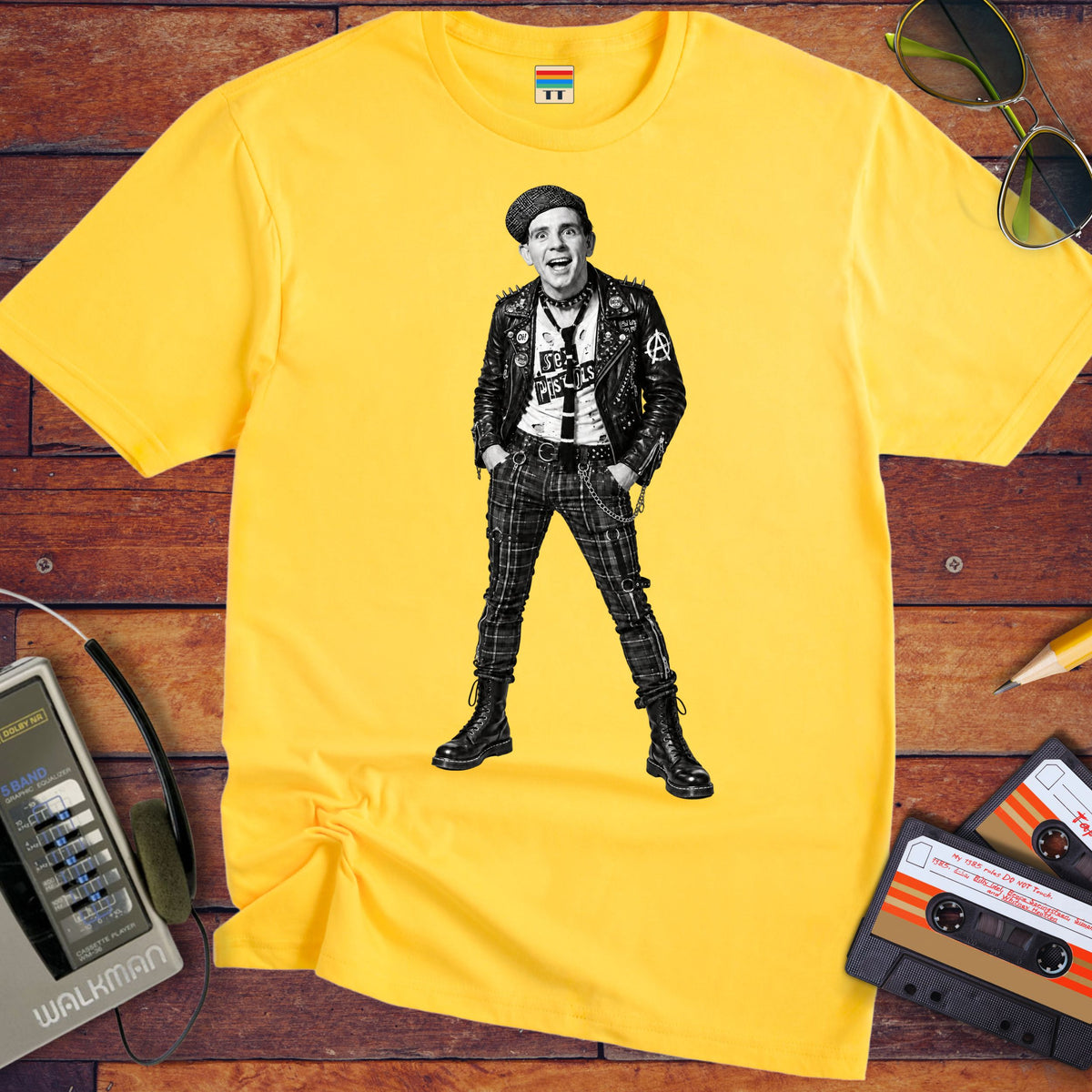 'Norman Wisdom Punk' Funny T-Shirts