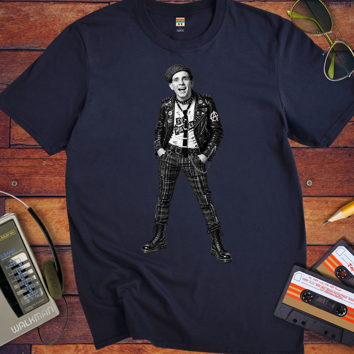 'Norman Wisdom Punk' Funny T-Shirts