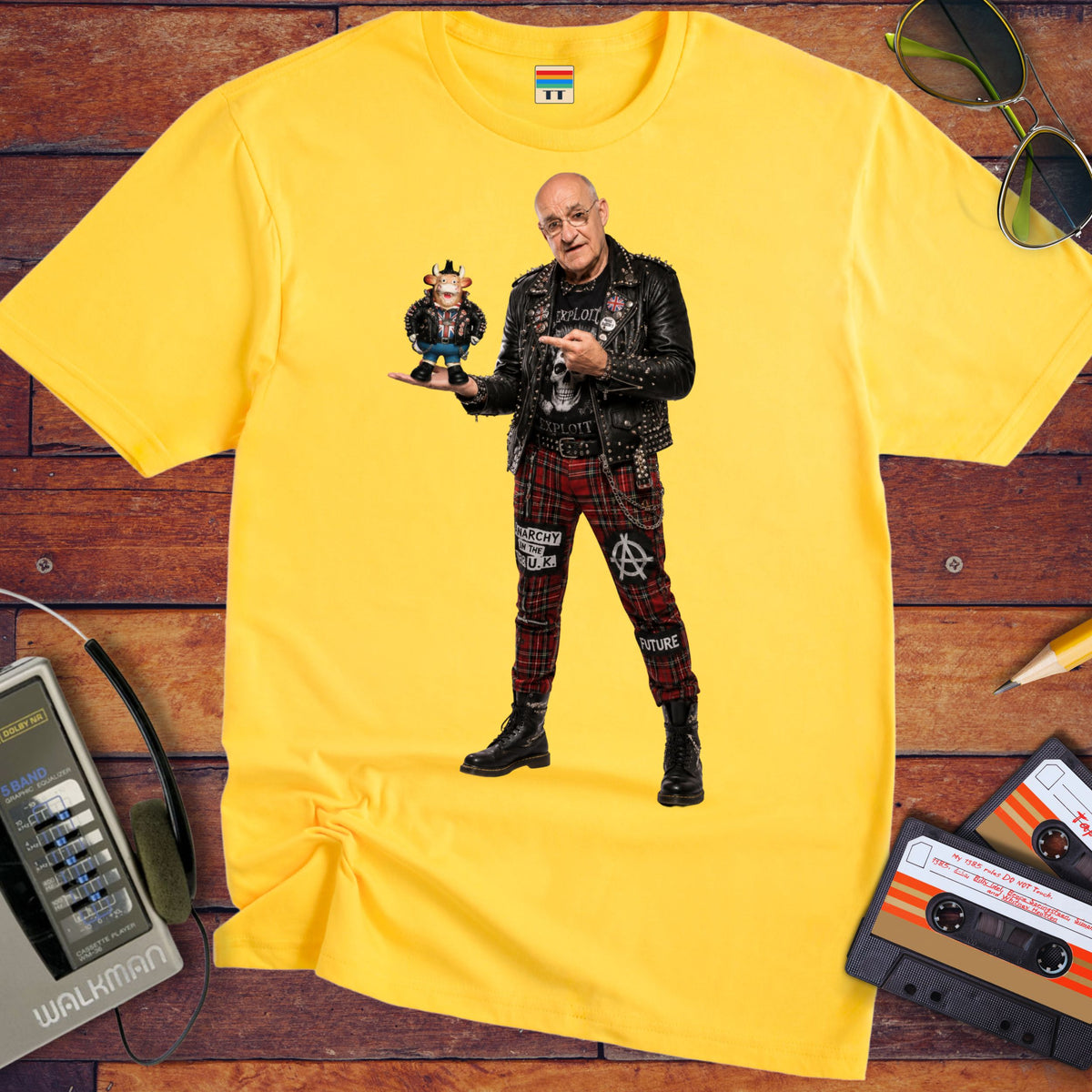 'Jim Bowen Punk Rocker' Funny T-Shirts