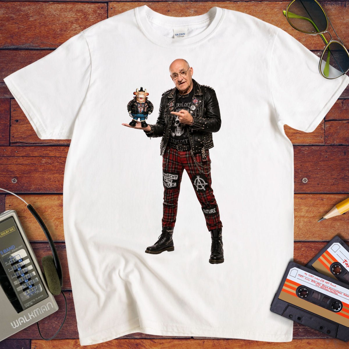 'Jim Bowen Punk Rocker' Funny T-Shirts
