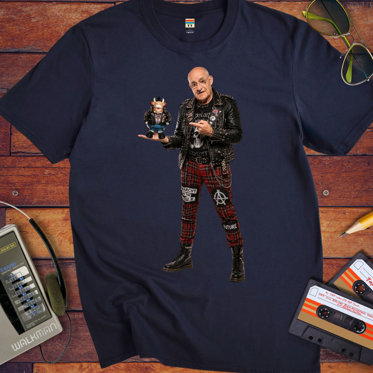 'Jim Bowen Punk Rocker' Funny T-Shirts