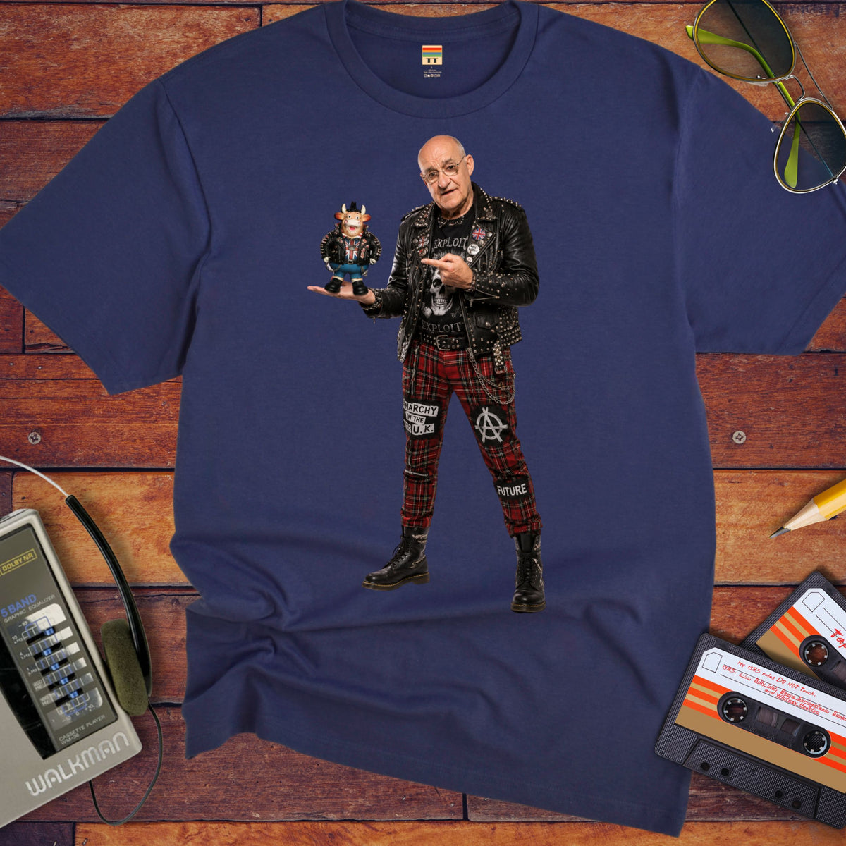 'Jim Bowen Punk Rocker' Funny T-Shirts