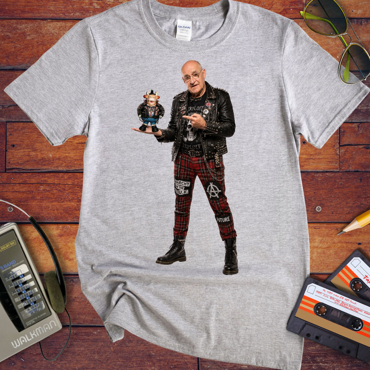 'Jim Bowen Punk Rocker' Funny T-Shirts