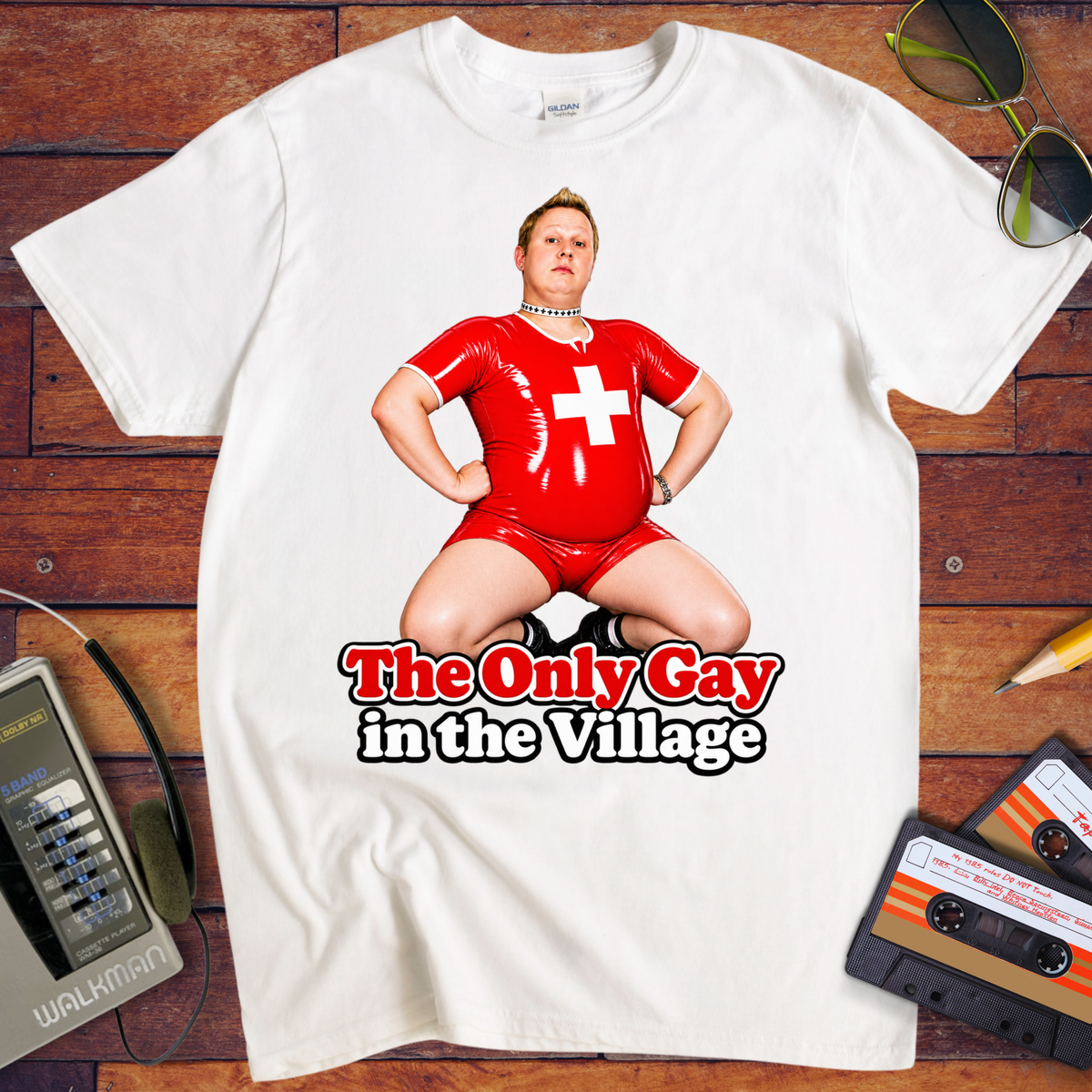 'The Only Gay in the Village' Funny T-Shirts