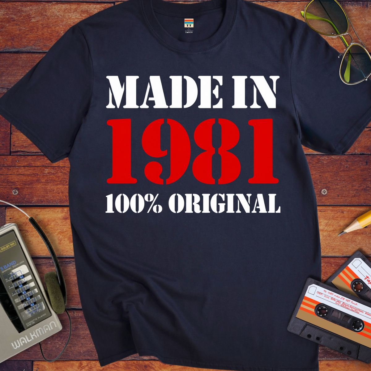 'Made in 1981 100% Original'  Funny T-Shirts
