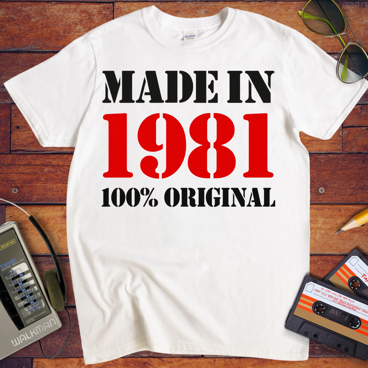 'Made in 1981 100% Original'  Funny T-Shirts