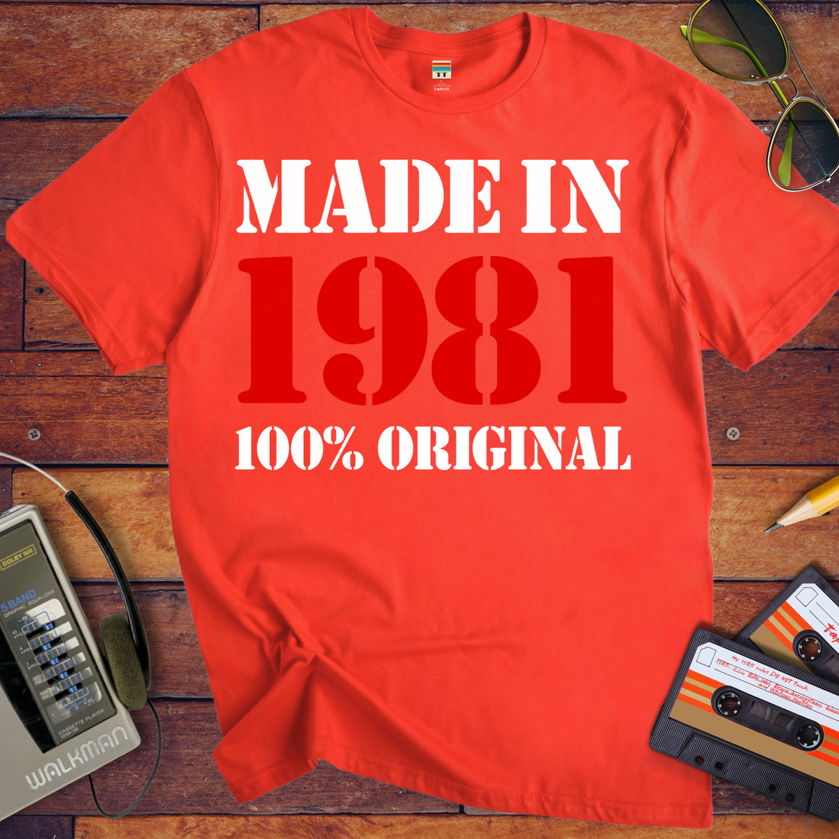 'Made in 1981 100% Original'  Funny T-Shirts