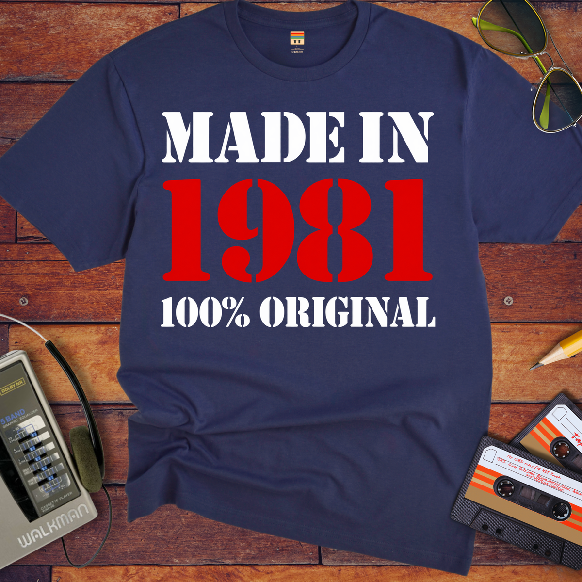 'Made in 1981 100% Original'  Funny T-Shirts