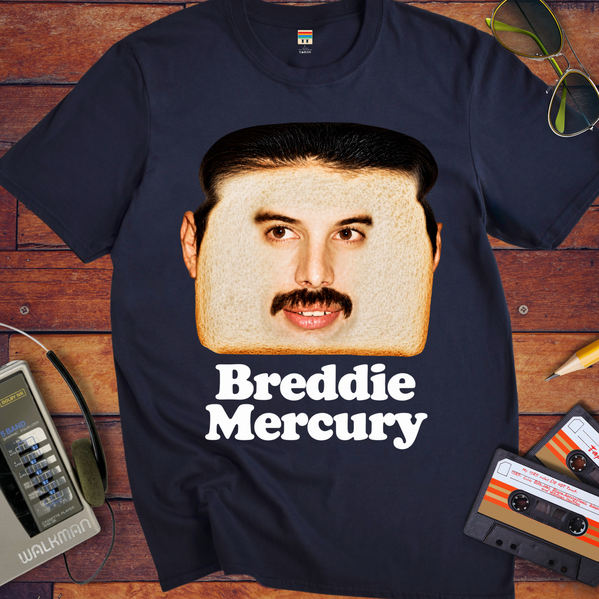 'Breddie Mercury'  Funny T-Shirts
