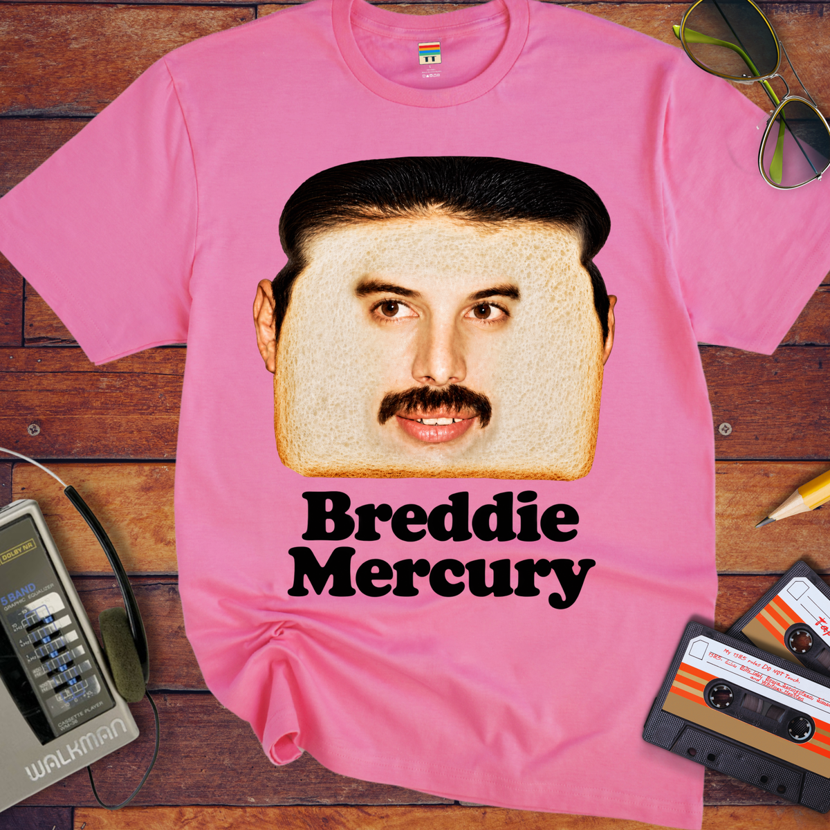 'Breddie Mercury'  Funny T-Shirts