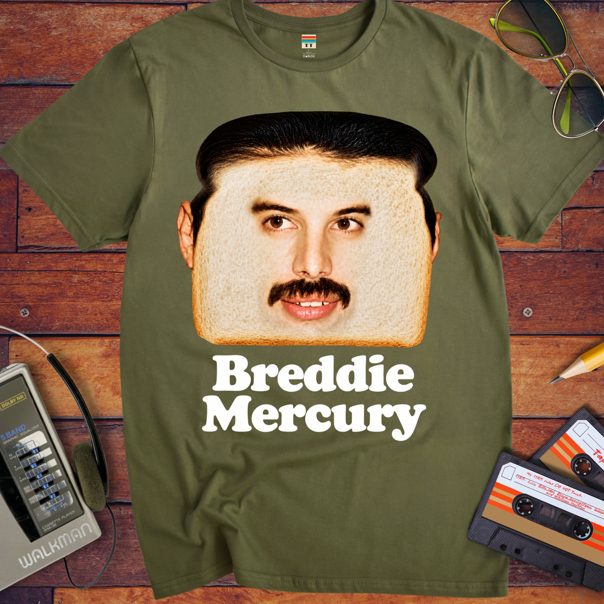 'Breddie Mercury'  Funny T-Shirts
