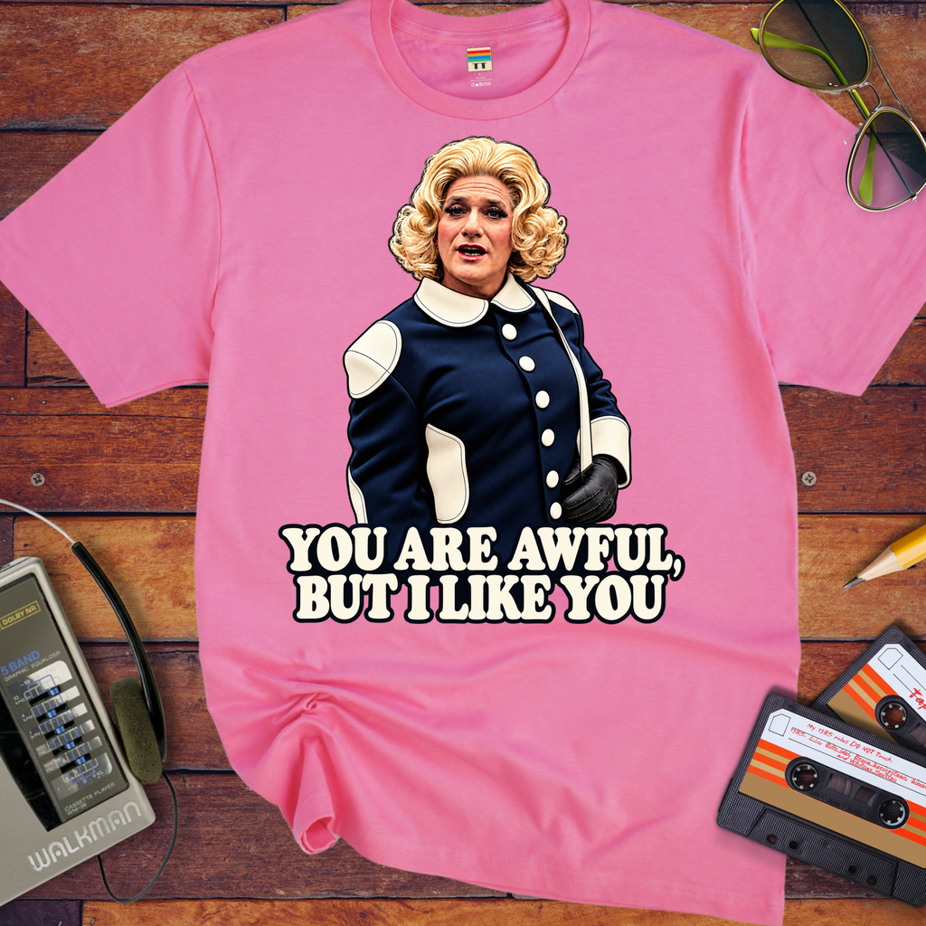 'You are awful, but I like you'  Funny T-Shirts