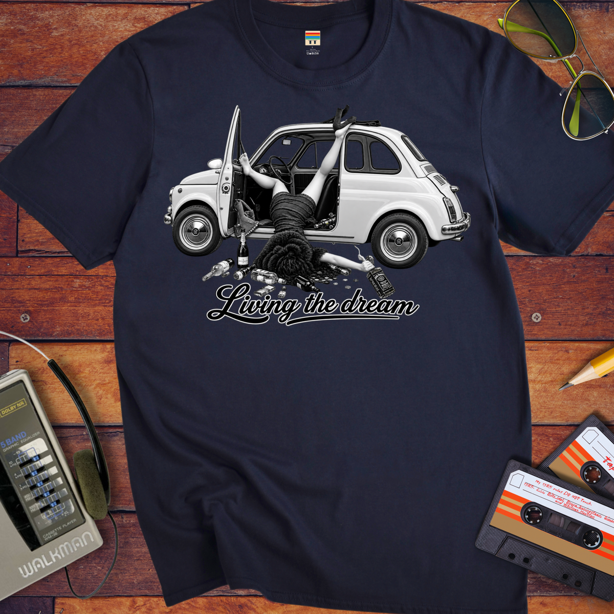'Living the dream'  Funny T-Shirts