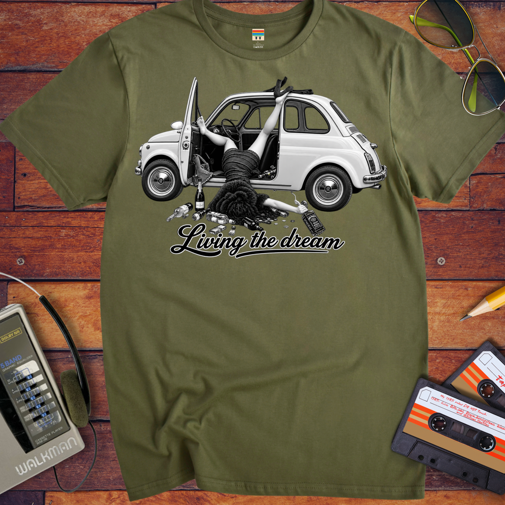 'Living the dream'  Funny T-Shirts