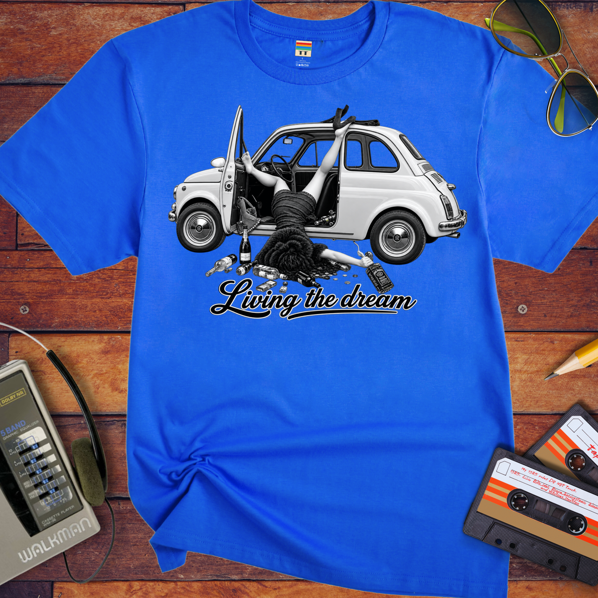 'Living the dream'  Funny T-Shirts
