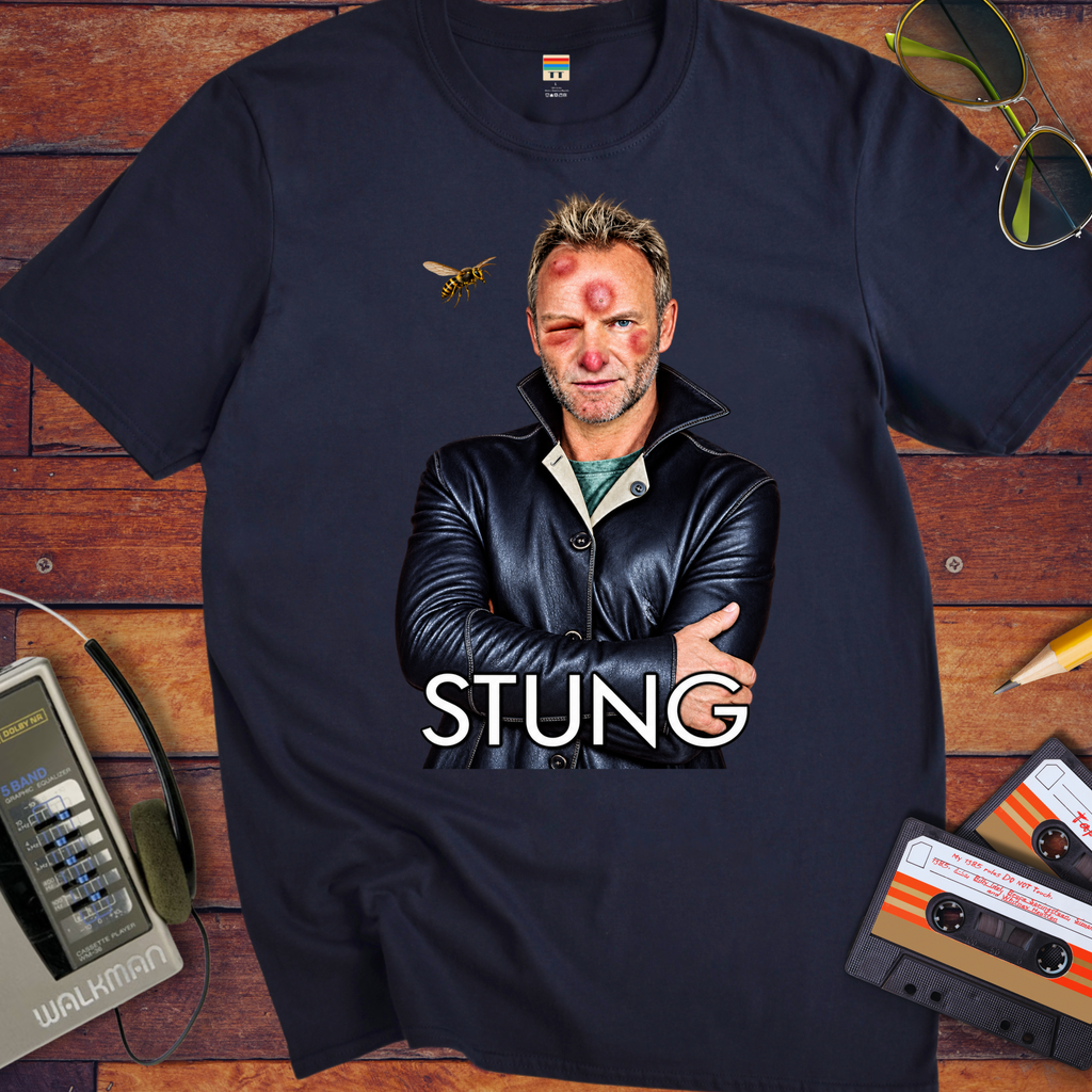 'Stung'  Funny T-Shirts