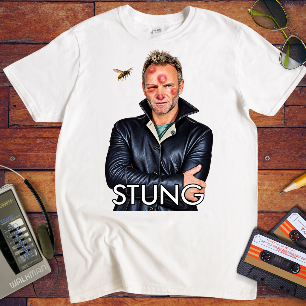 'Stung'  Funny T-Shirts