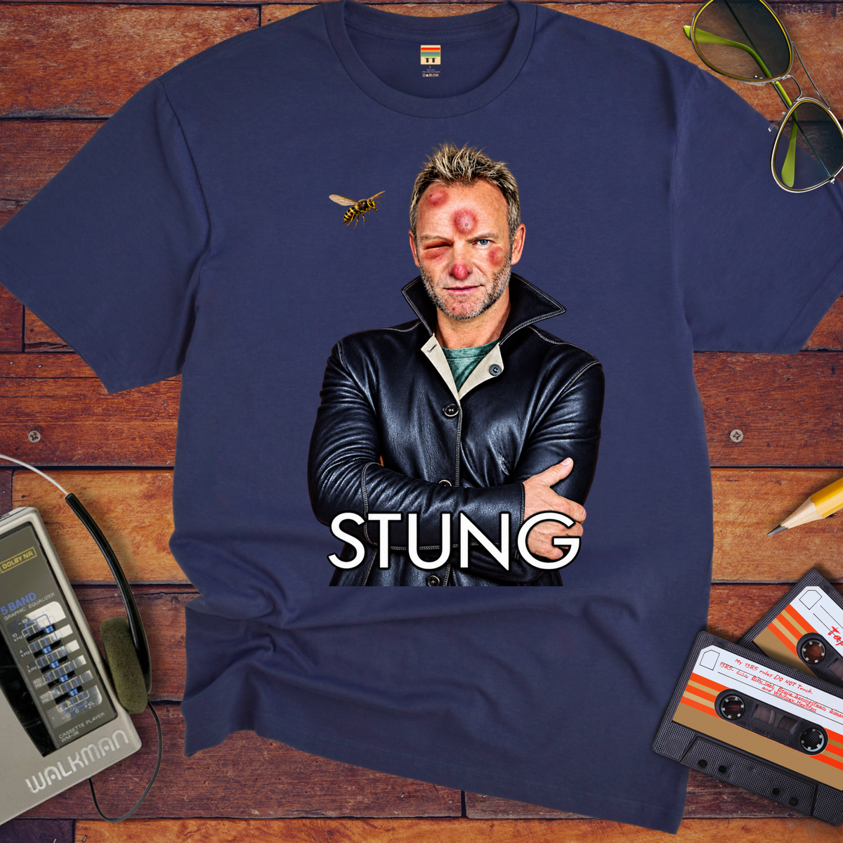 'Stung'  Funny T-Shirts