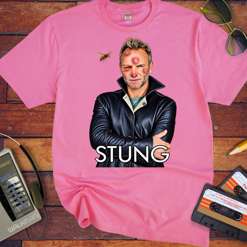 'Stung'  Funny T-Shirts