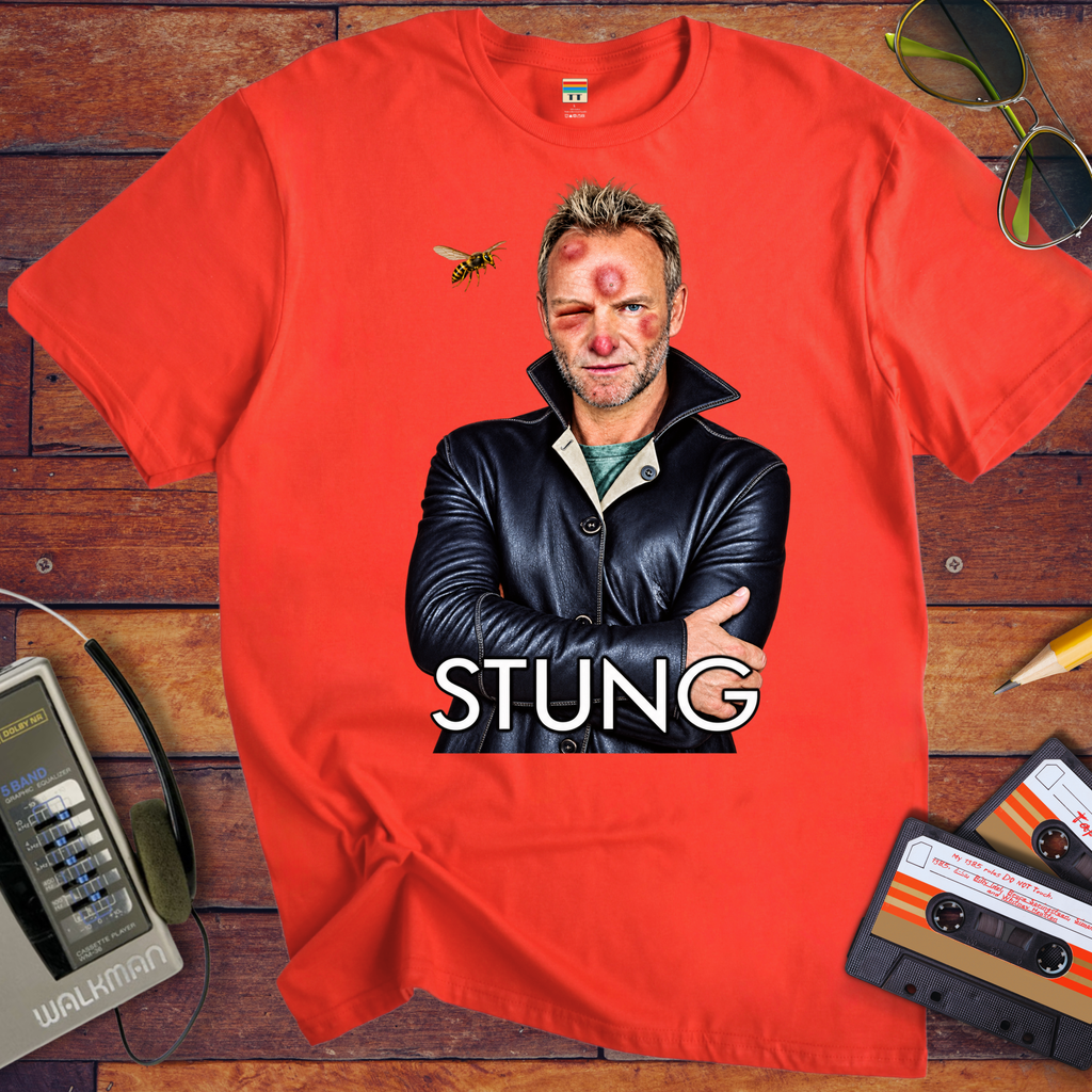 'Stung'  Funny T-Shirts