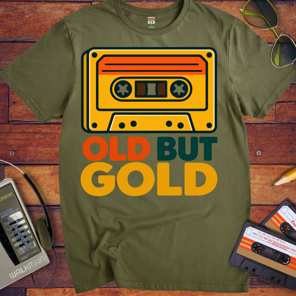 'Old But Gold'  Funny T-Shirts