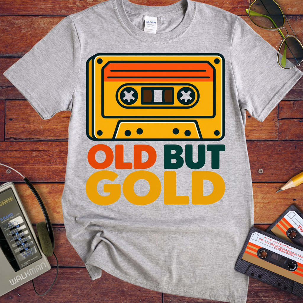 'Old But Gold'  Funny T-Shirts