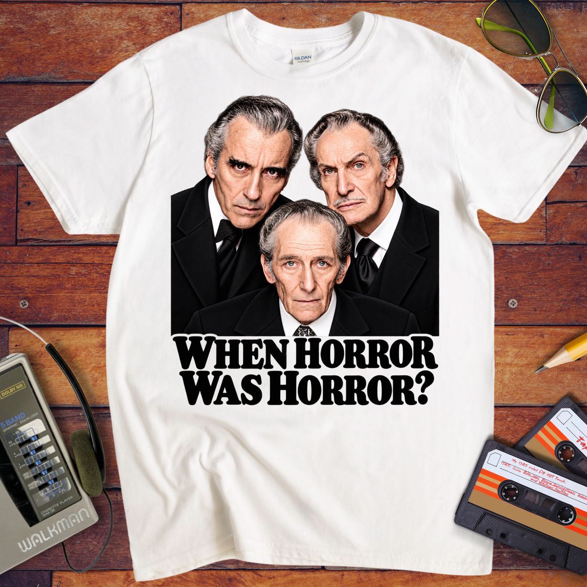 'When Horror Was Horror'  Funny T-Shirts