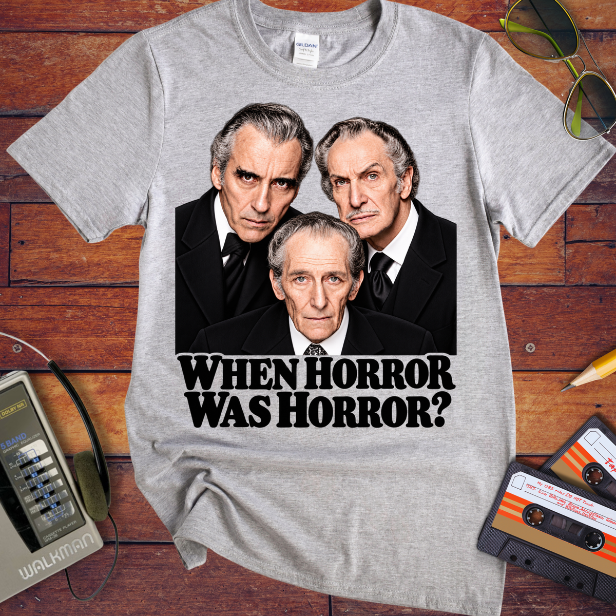 'When Horror Was Horror'  Funny T-Shirts