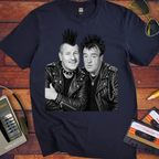 'Abbott and Costello punk Rocker V2'  Funny T-Shirts