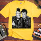 'Abbott and Costello punk Rocker V2'  Funny T-Shirts
