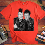 'Abbott and Costello punk Rocker V2'  Funny T-Shirts
