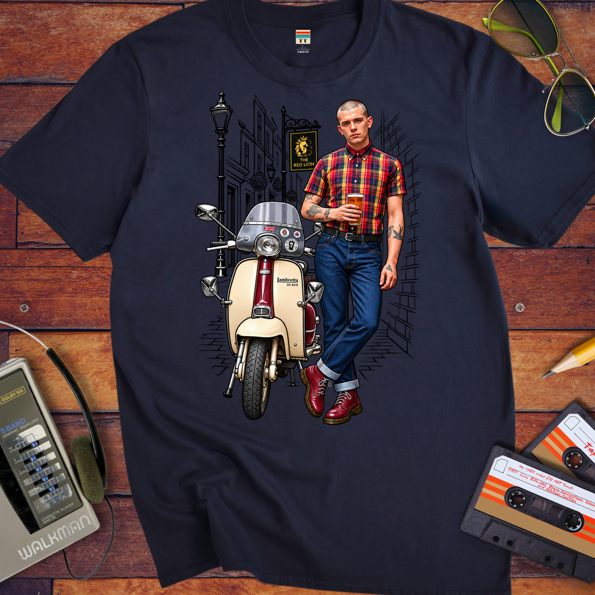 'Scooter Street Scene' T-Shirts