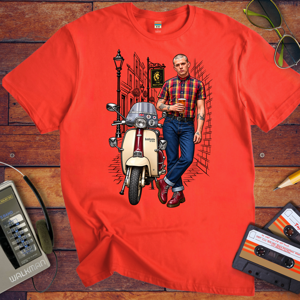 'Scooter Street Scene' T-Shirts