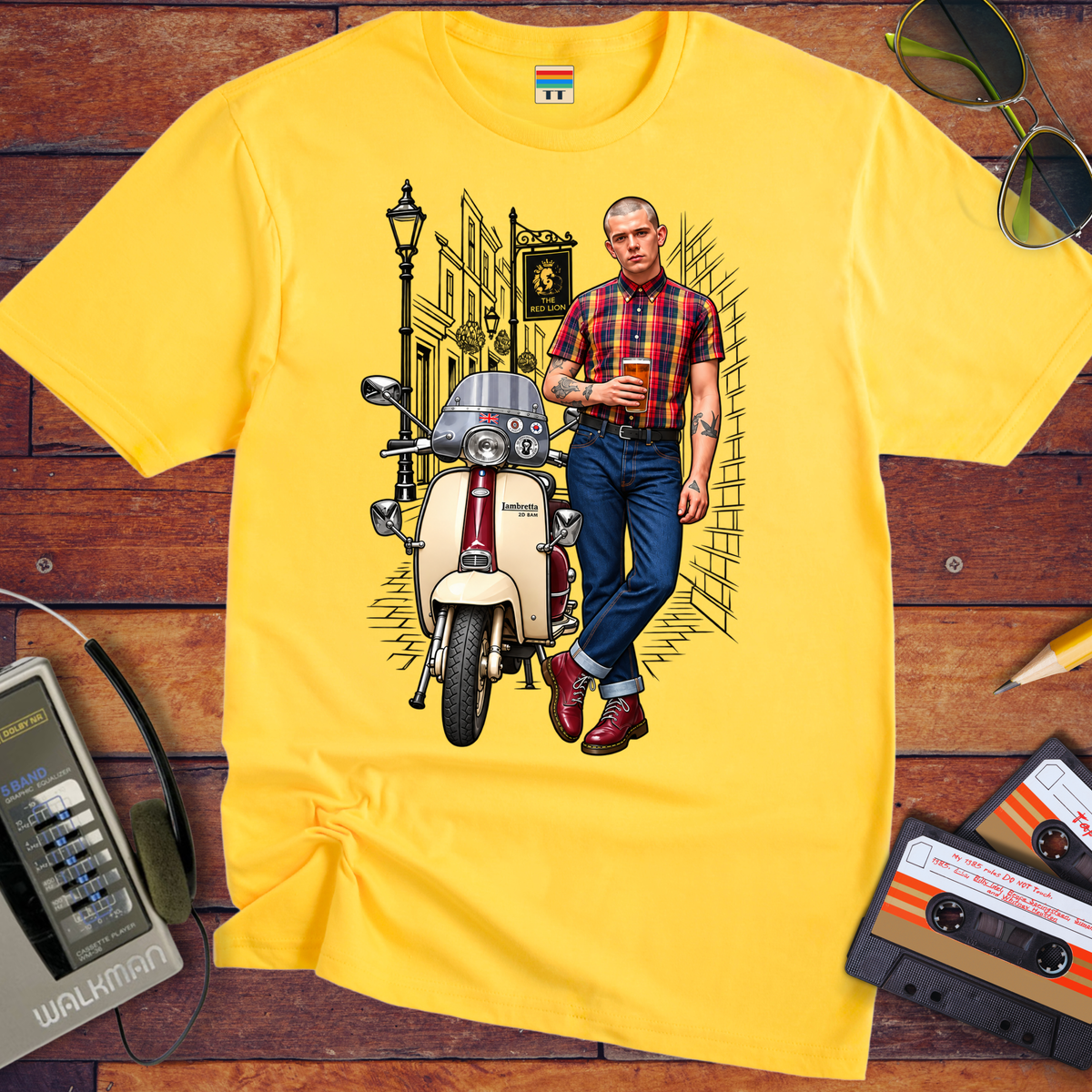 'Scooter Street Scene' T-Shirts