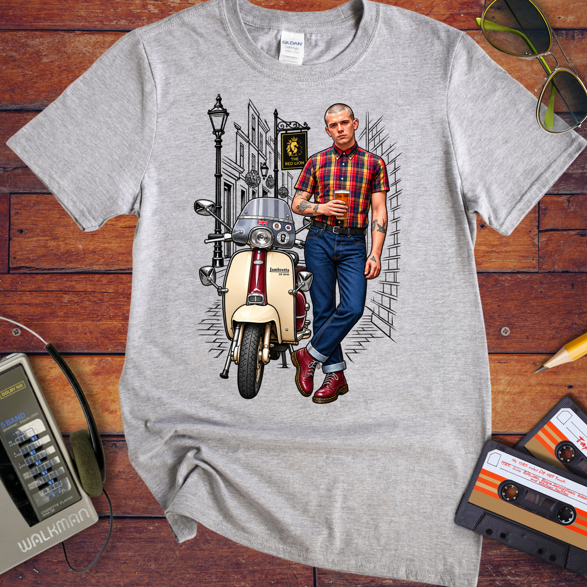 'Scooter Street Scene' T-Shirts
