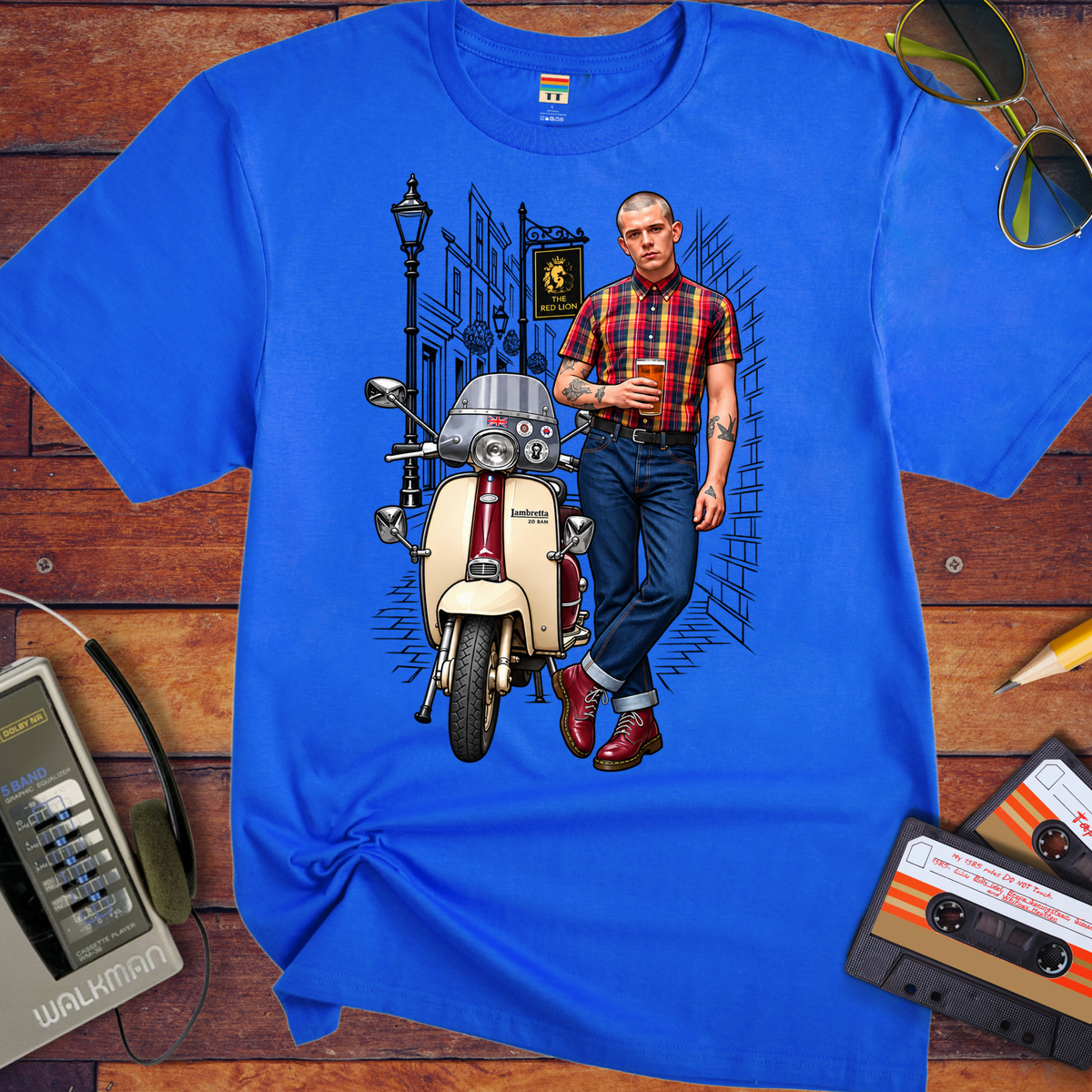 'Scooter Street Scene' T-Shirts