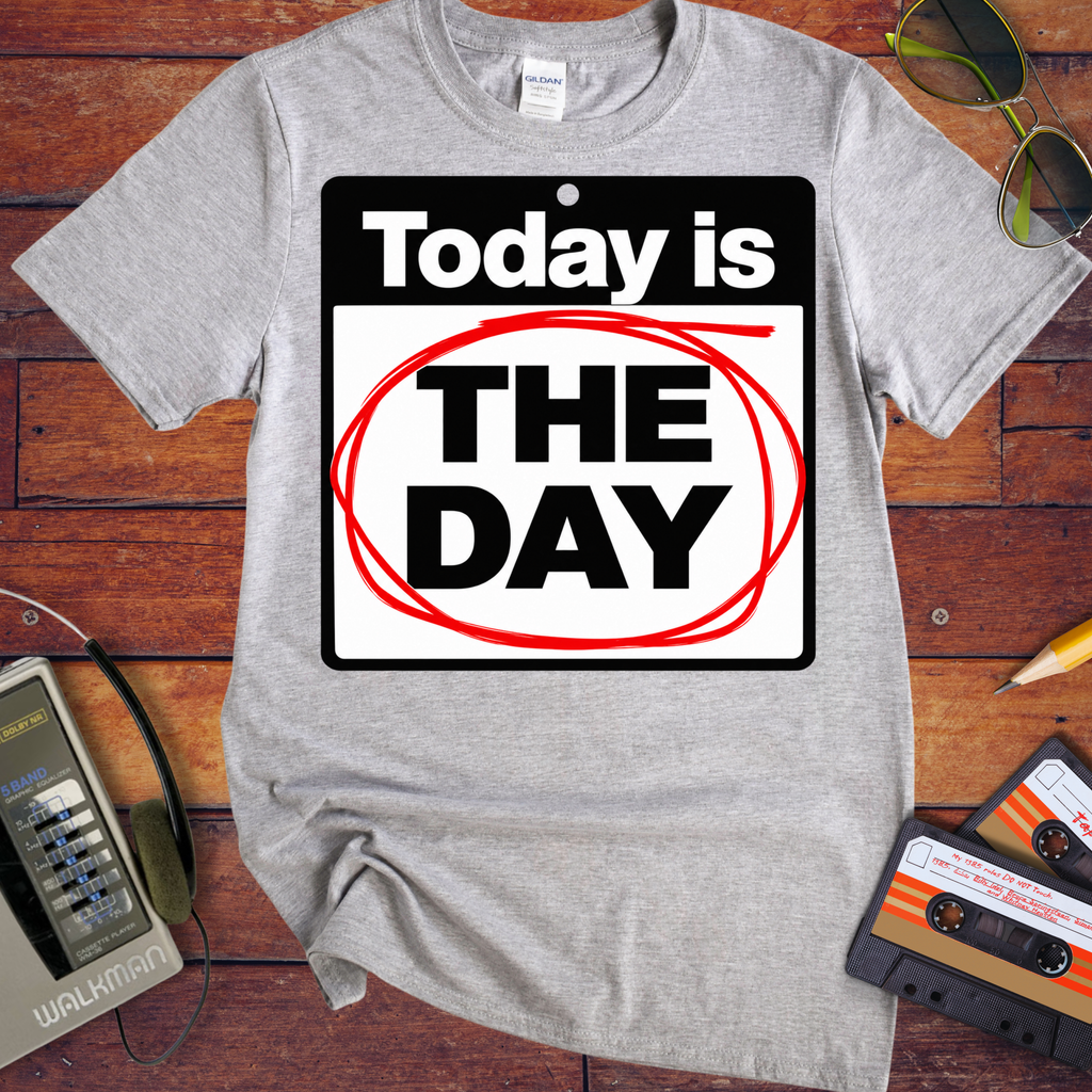 'Today is the day.' Funny T-Shirts