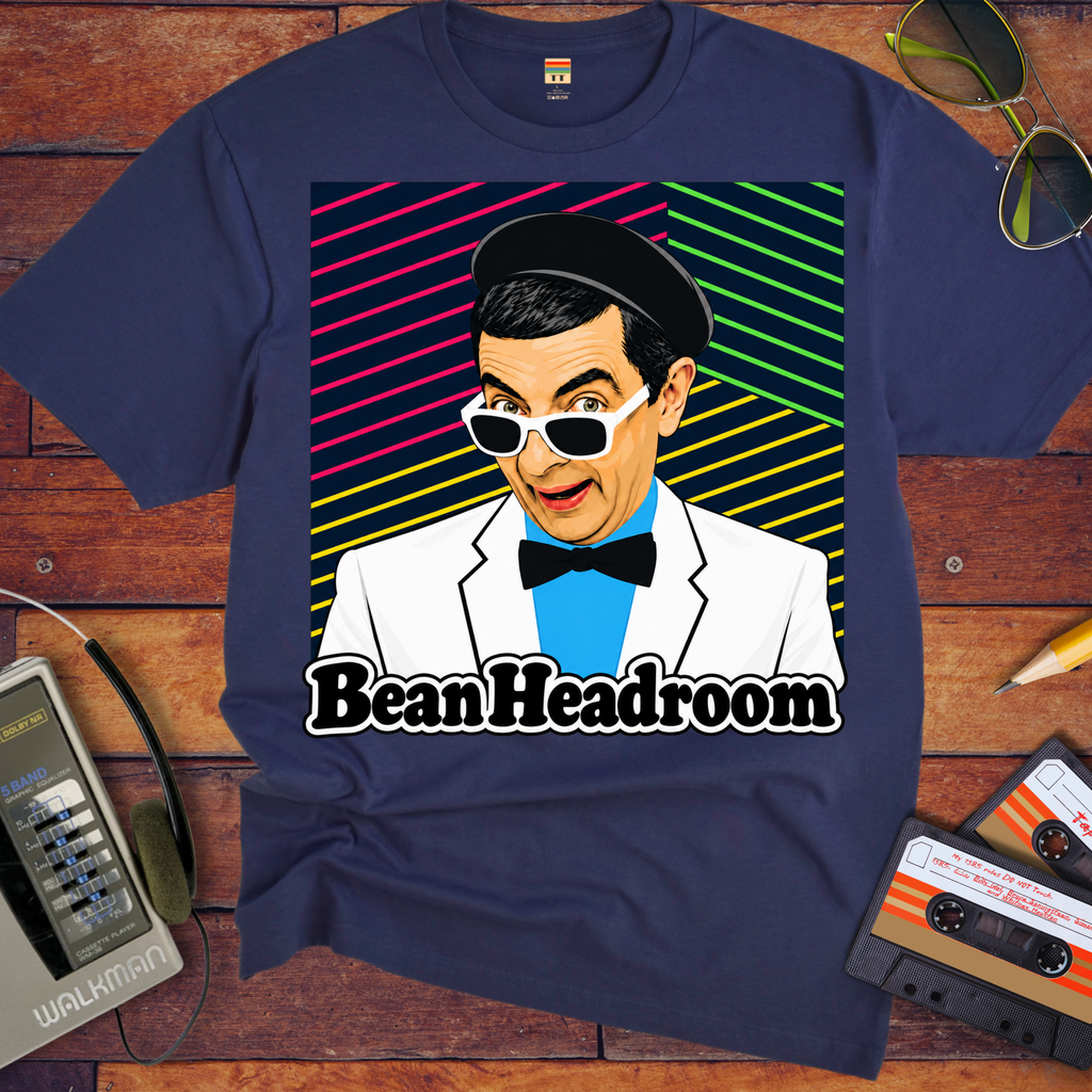 'Bean Headroom' Funny T-Shirts